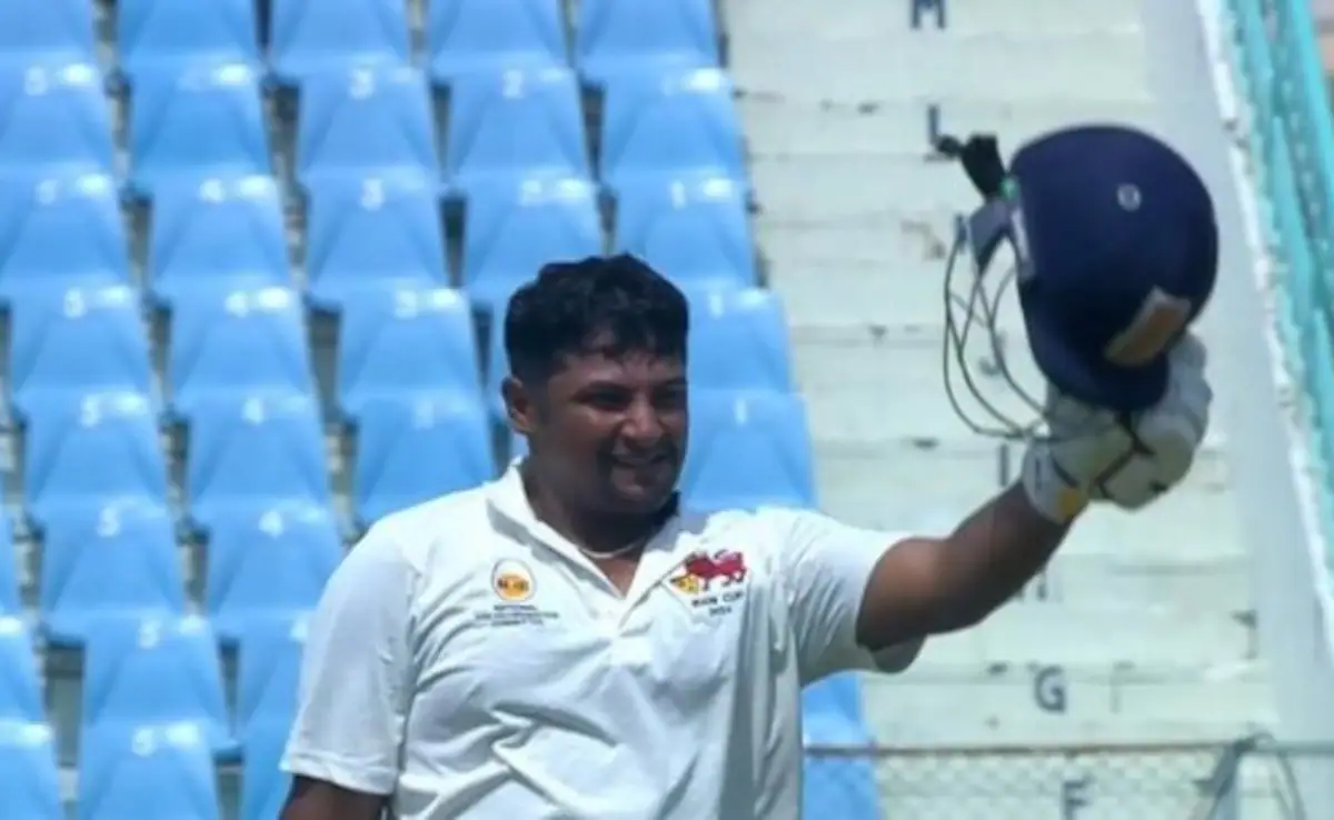 Mumbai’s Ranji Trophy opener will be missed by Sarfaraz Khan. Report Shows Return Date